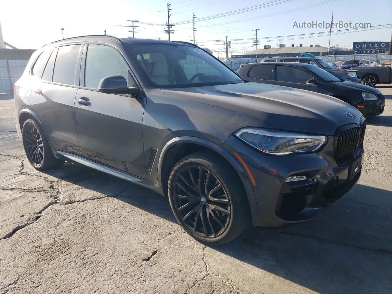 2020 Bmw X5 M50i Charcoal vin: 5UXJU4C09L9B05214