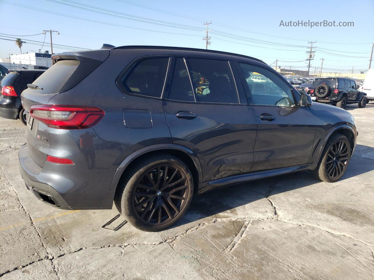 2020 Bmw X5 M50i Charcoal vin: 5UXJU4C09L9B05214