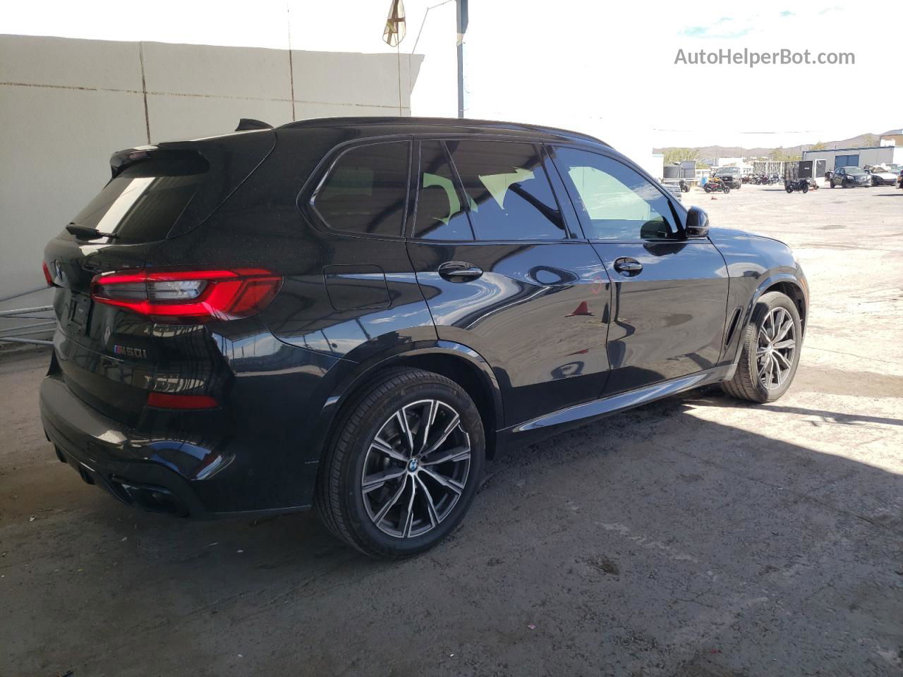 2020 Bmw X5 M50i Black vin: 5UXJU4C09LLE45885