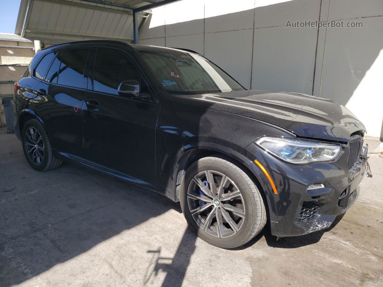 2020 Bmw X5 M50i Black vin: 5UXJU4C09LLE45885