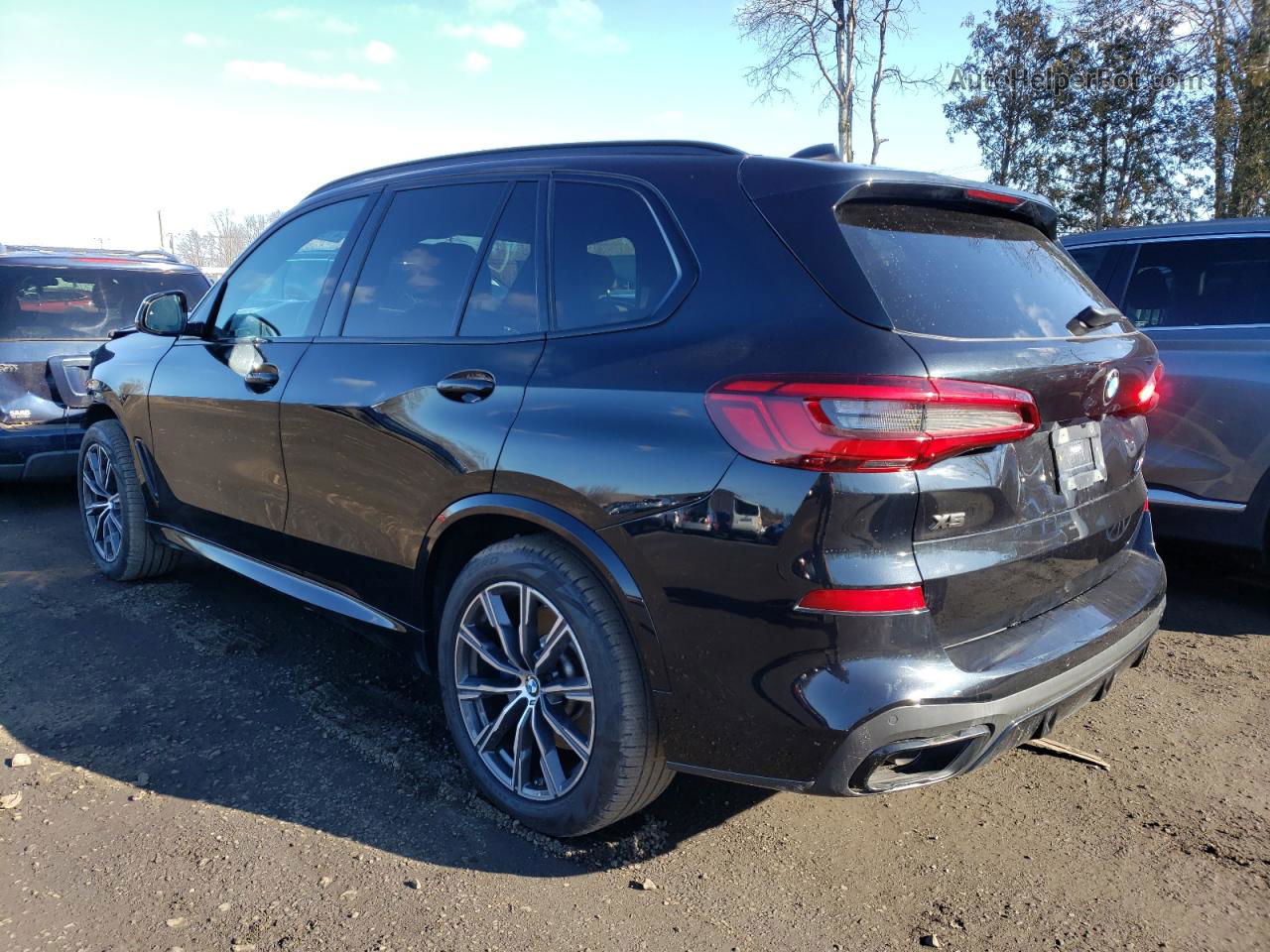 2020 Bmw X5 M50i Black vin: 5UXJU4C0XLL227838