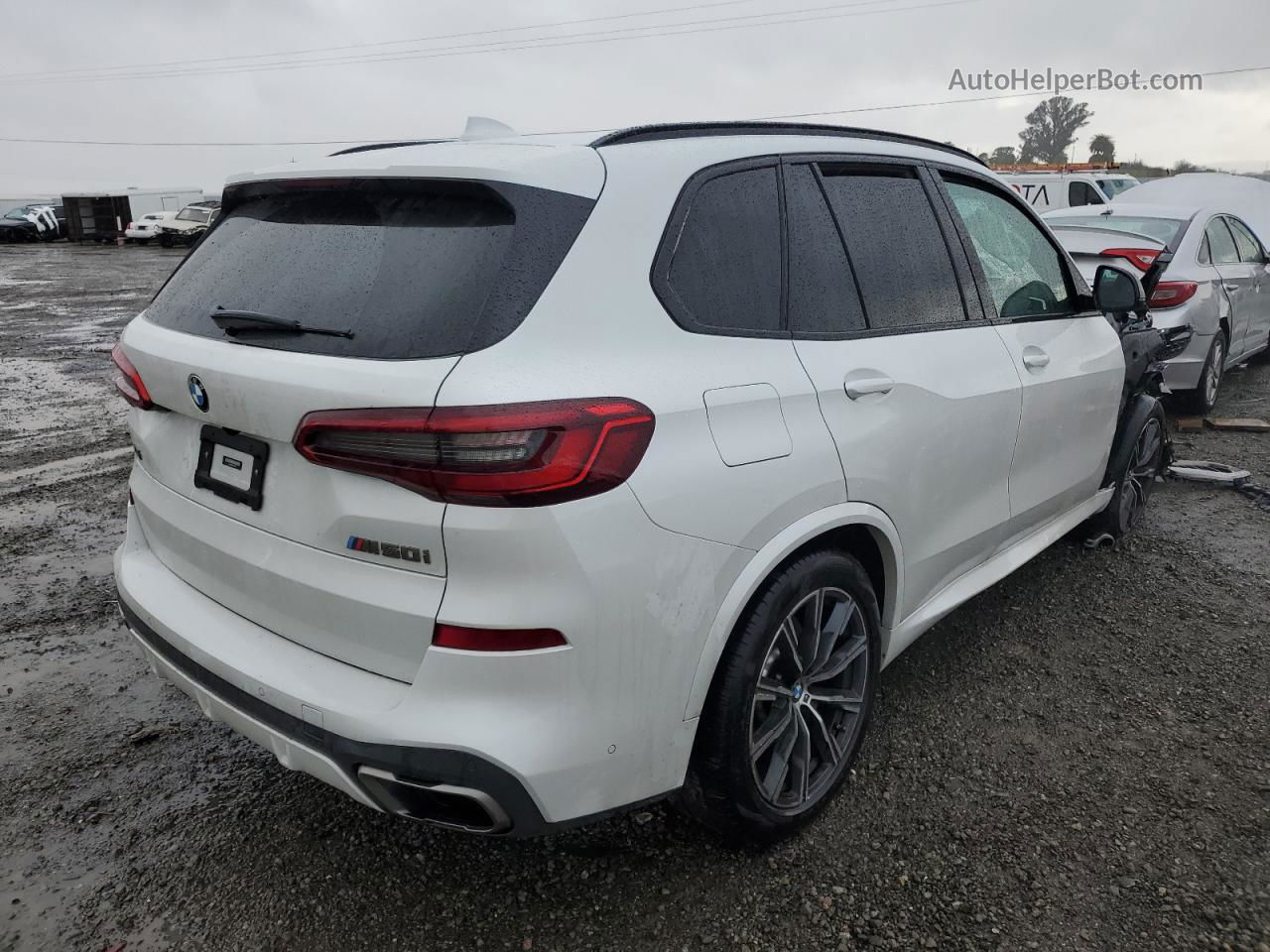 2020 Bmw X5 M50i White vin: 5UXJU4C0XLL228116