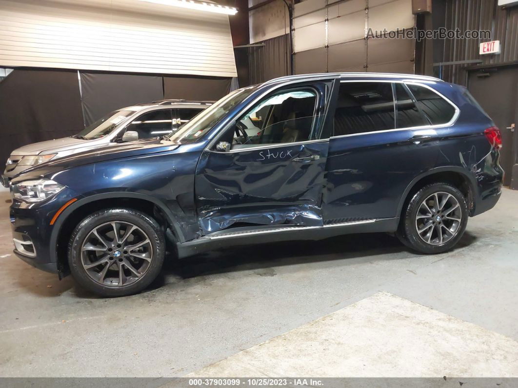 2014 Bmw X5 Xdrive35i Dark Blue vin: 5UXKR0C50E0H23782