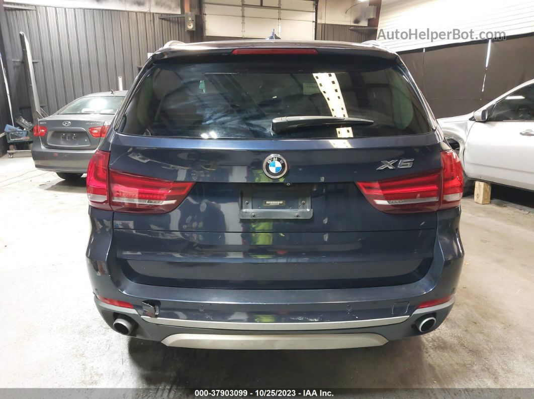 2014 Bmw X5 Xdrive35i Dark Blue vin: 5UXKR0C50E0H23782