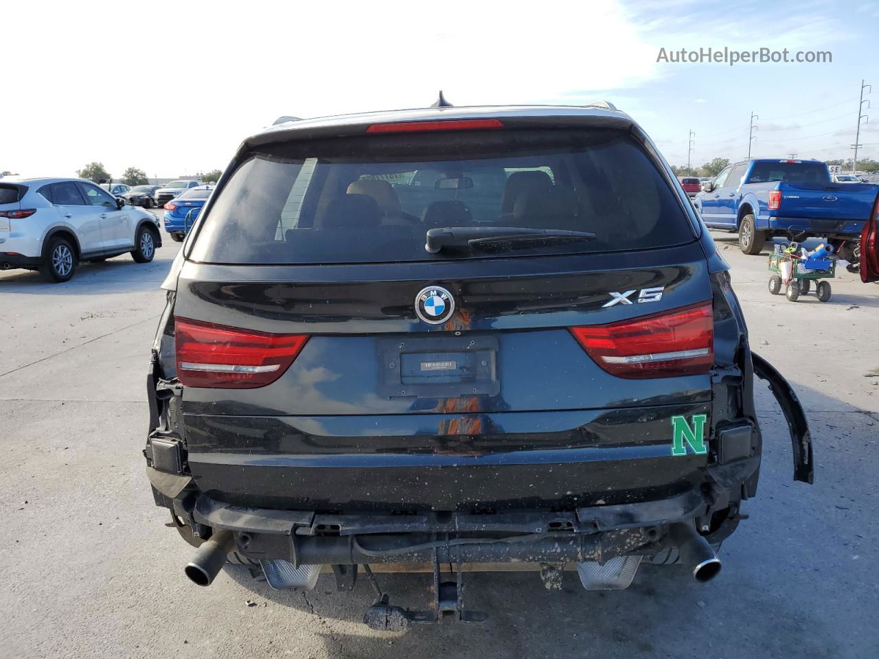 2014 Bmw X5 Xdrive35i Black vin: 5UXKR0C50E0K45554