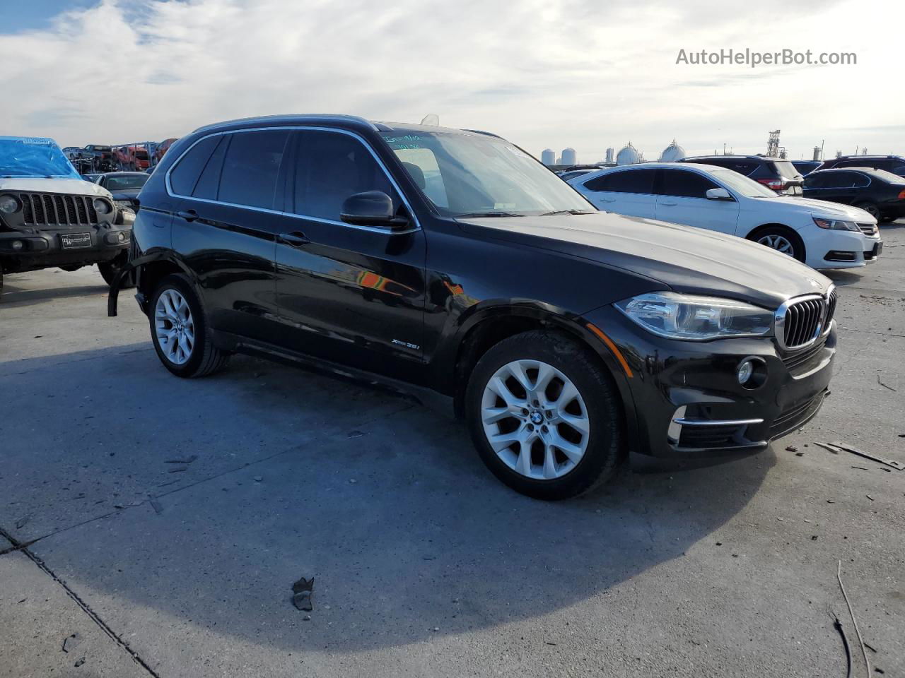 2014 Bmw X5 Xdrive35i Черный vin: 5UXKR0C50E0K45554