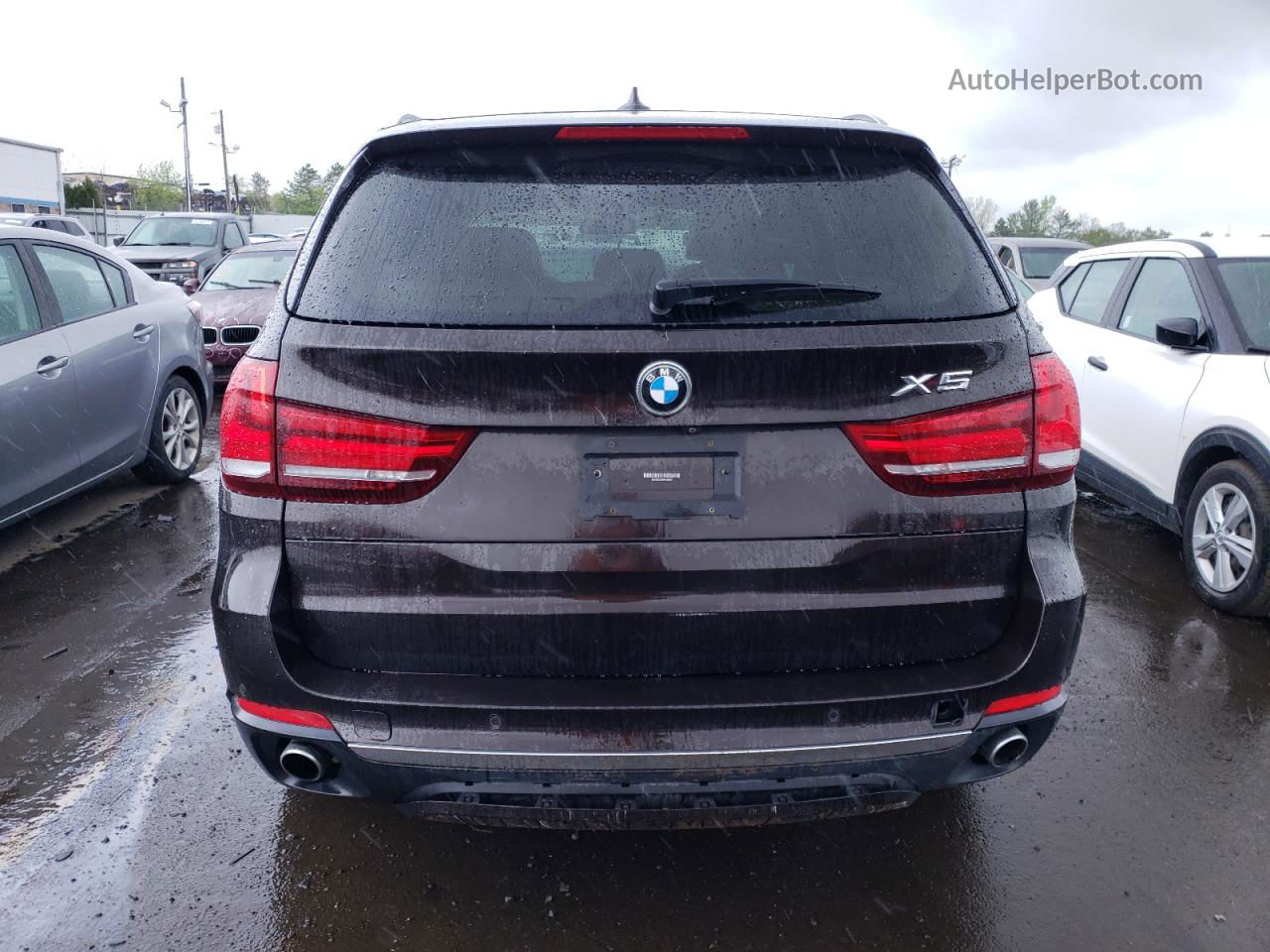 2014 Bmw X5 Xdrive35i Бордовый vin: 5UXKR0C50E0K46669