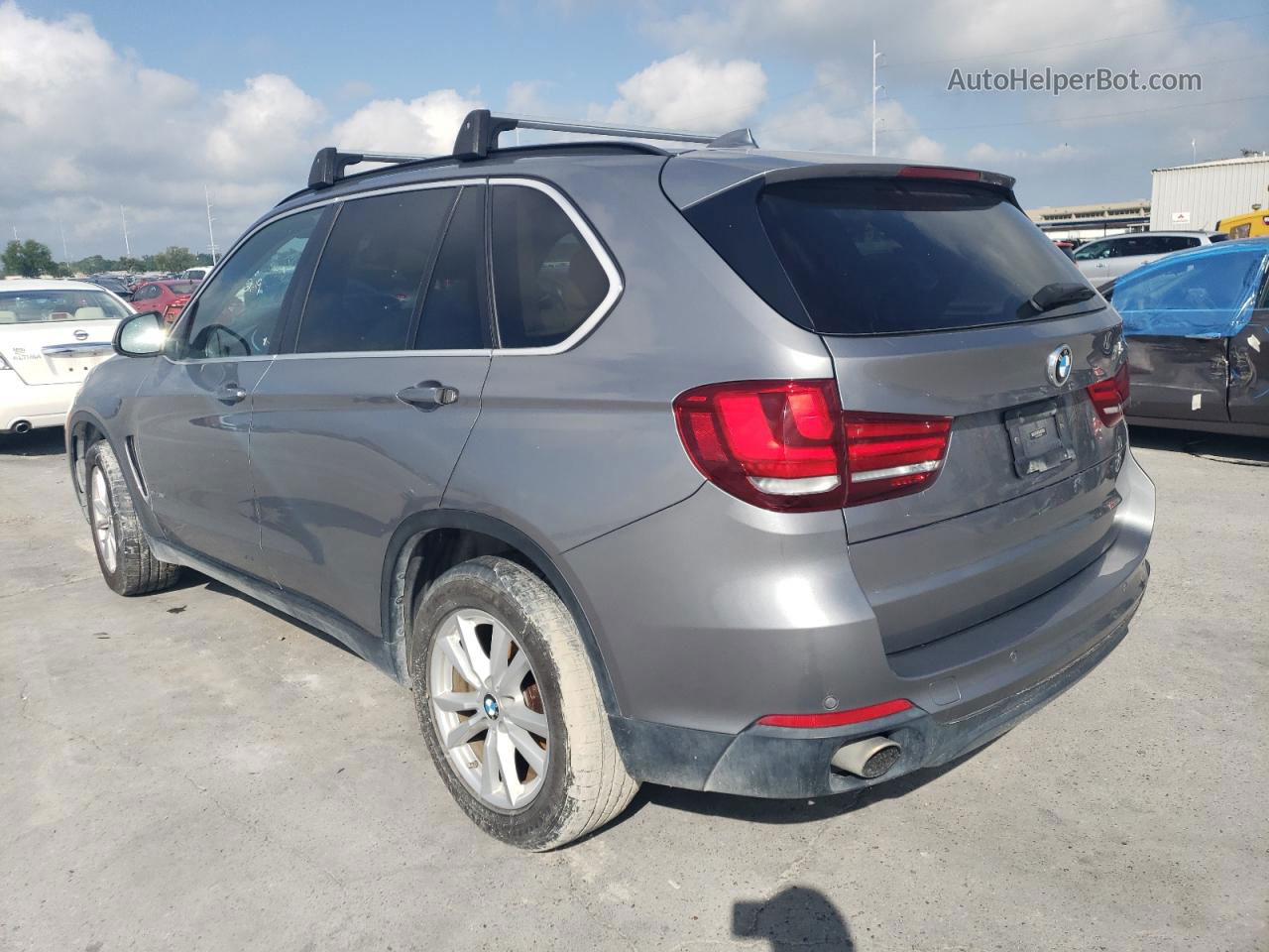 2014 Bmw X5 Xdrive35i Gray vin: 5UXKR0C50E0K49667