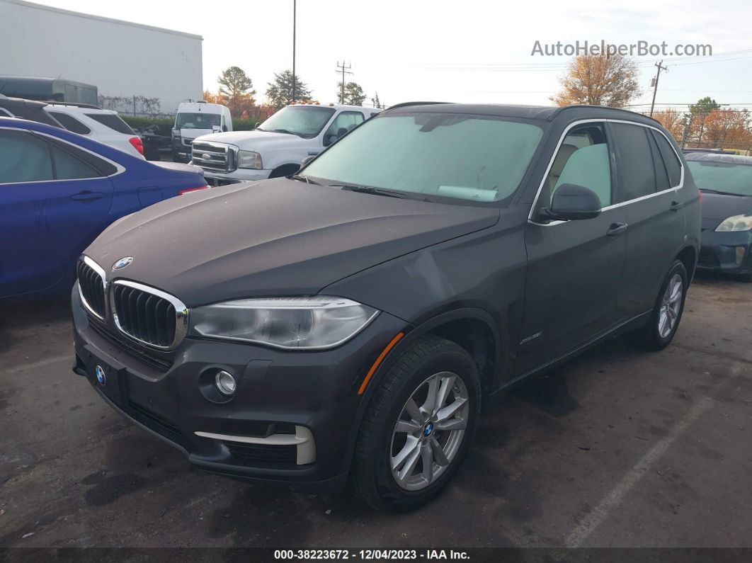 2015 Bmw X5 Xdrive35i Gray vin: 5UXKR0C50F0K55521