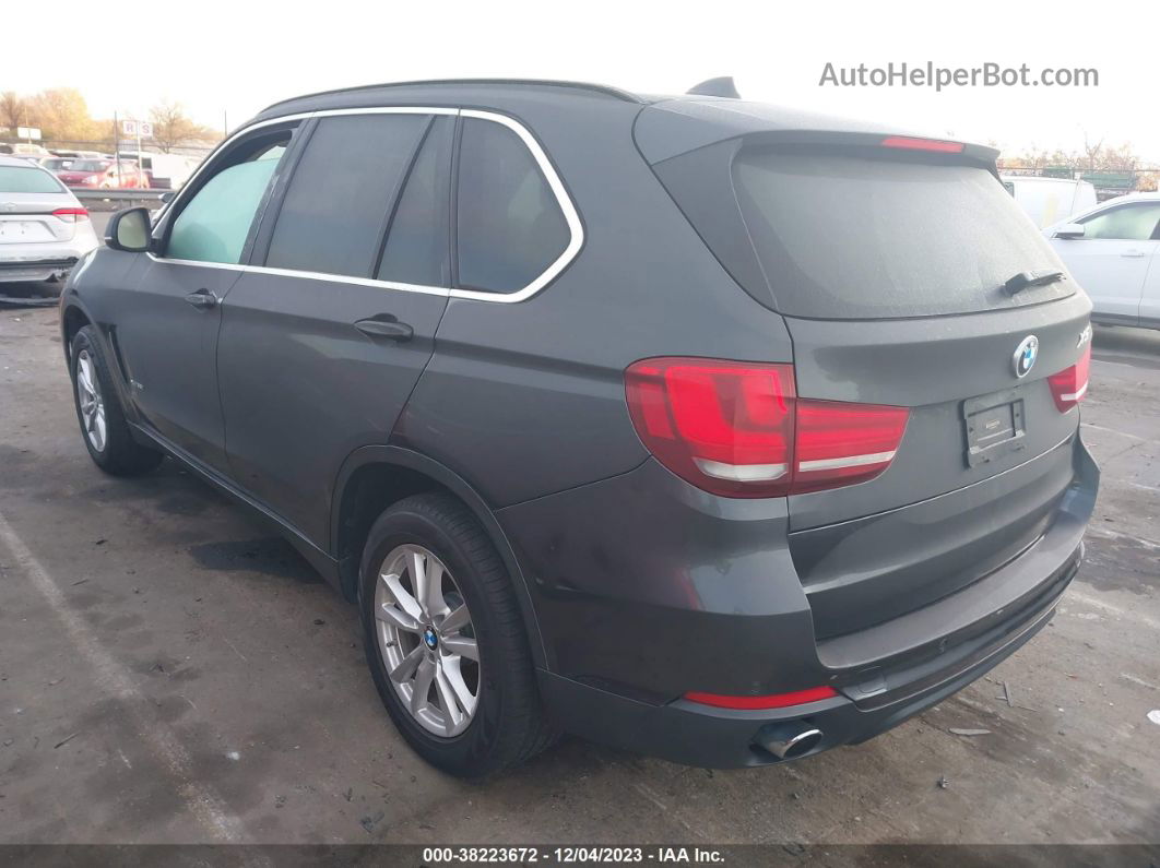 2015 Bmw X5 Xdrive35i Gray vin: 5UXKR0C50F0K55521