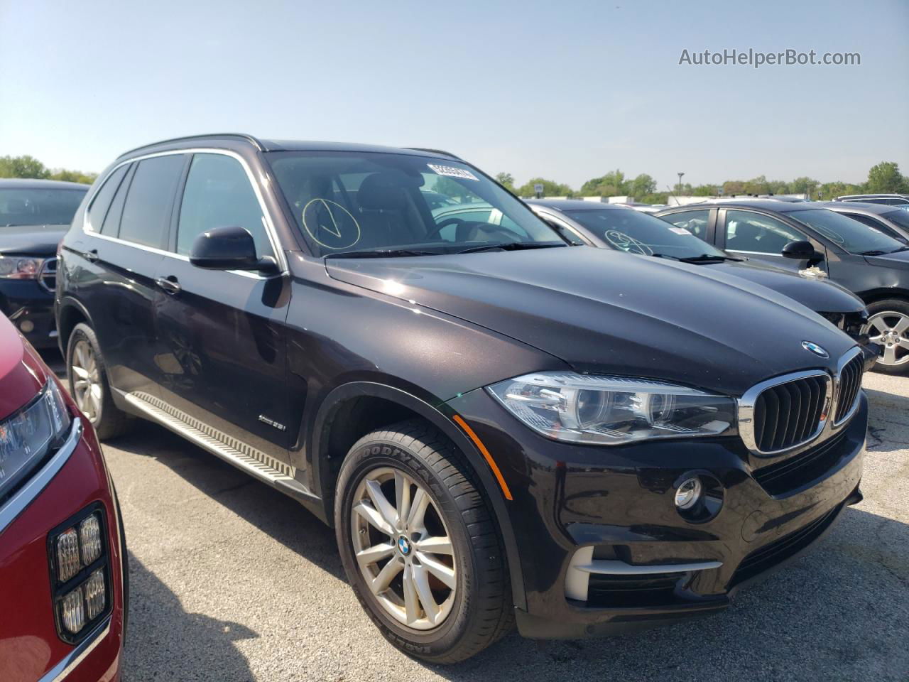 2015 Bmw X5 Xdrive35i Purple vin: 5UXKR0C50F0K60198