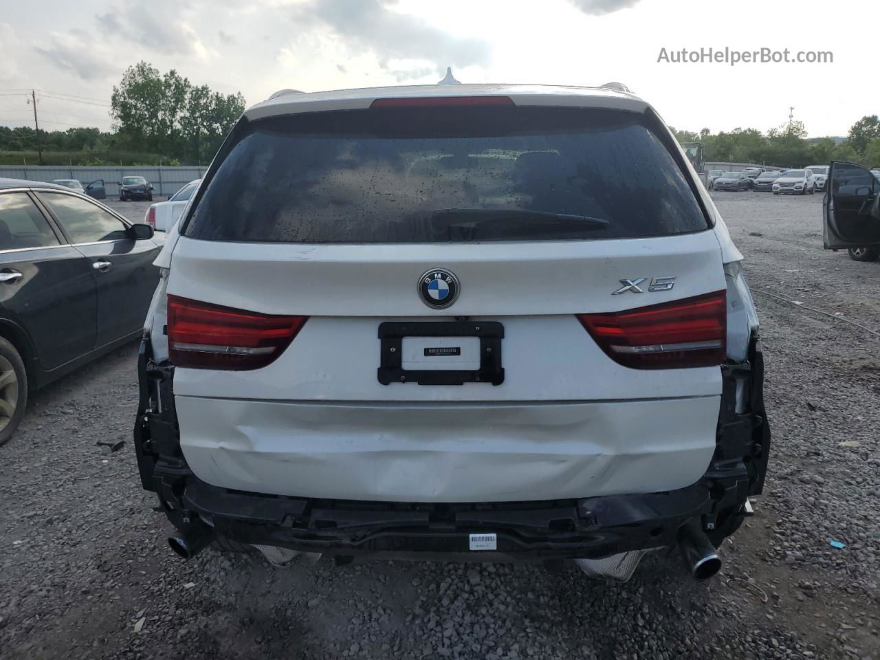 2015 Bmw X5 Xdrive35i Белый vin: 5UXKR0C50F0K61755