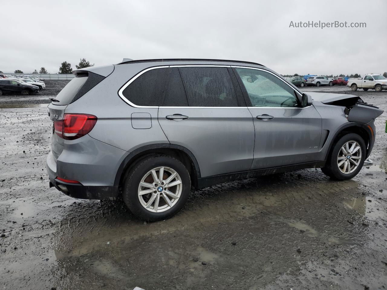 2015 Bmw X5 Xdrive35i Gray vin: 5UXKR0C50F0K63215