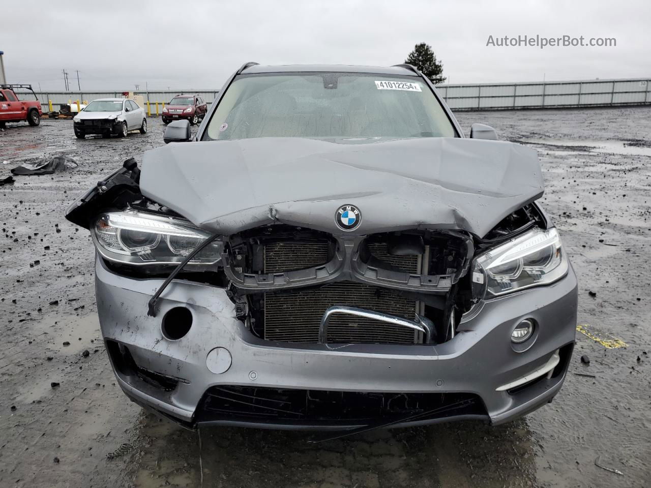 2015 Bmw X5 Xdrive35i Gray vin: 5UXKR0C50F0K63215