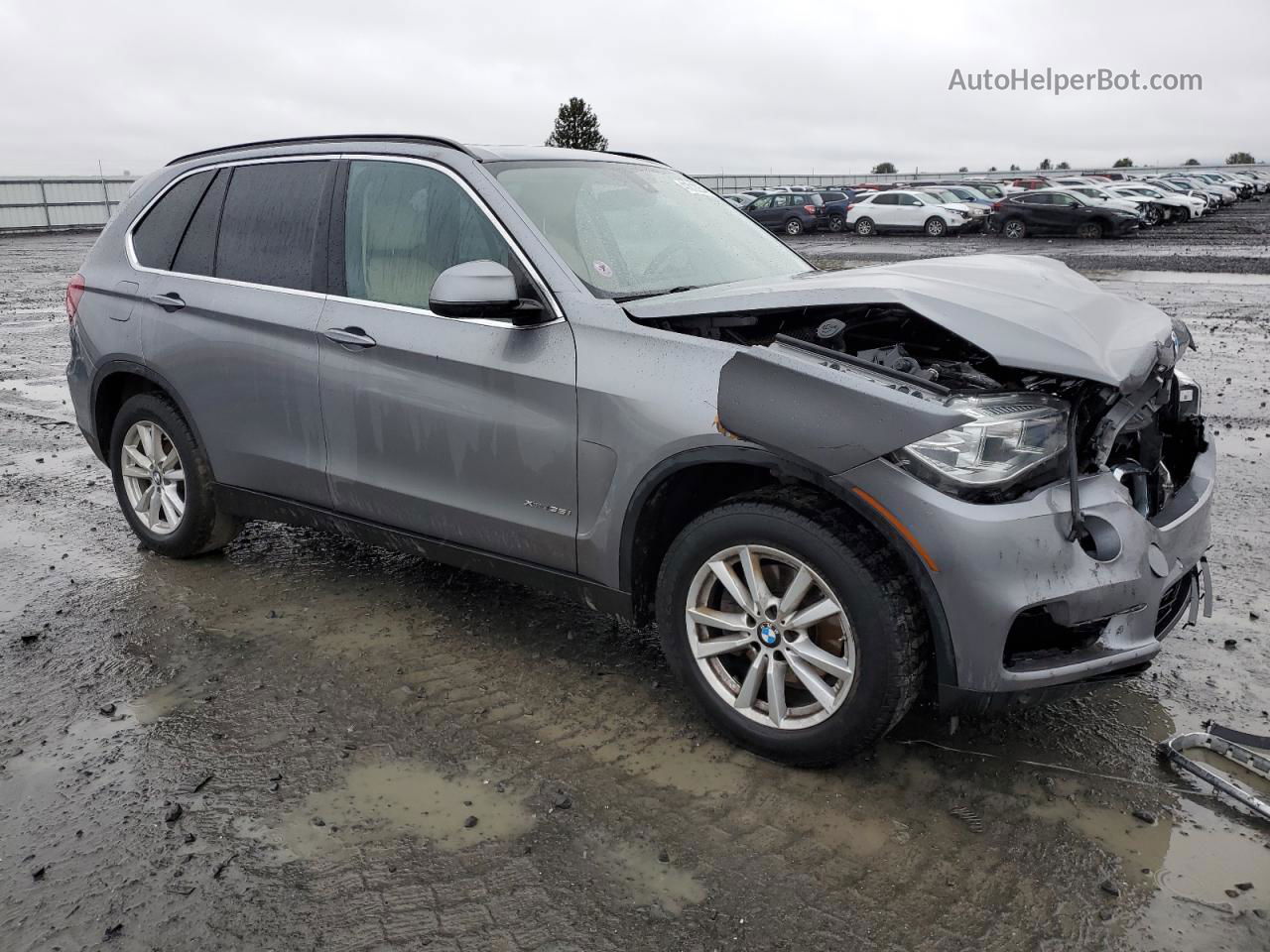 2015 Bmw X5 Xdrive35i Серый vin: 5UXKR0C50F0K63215