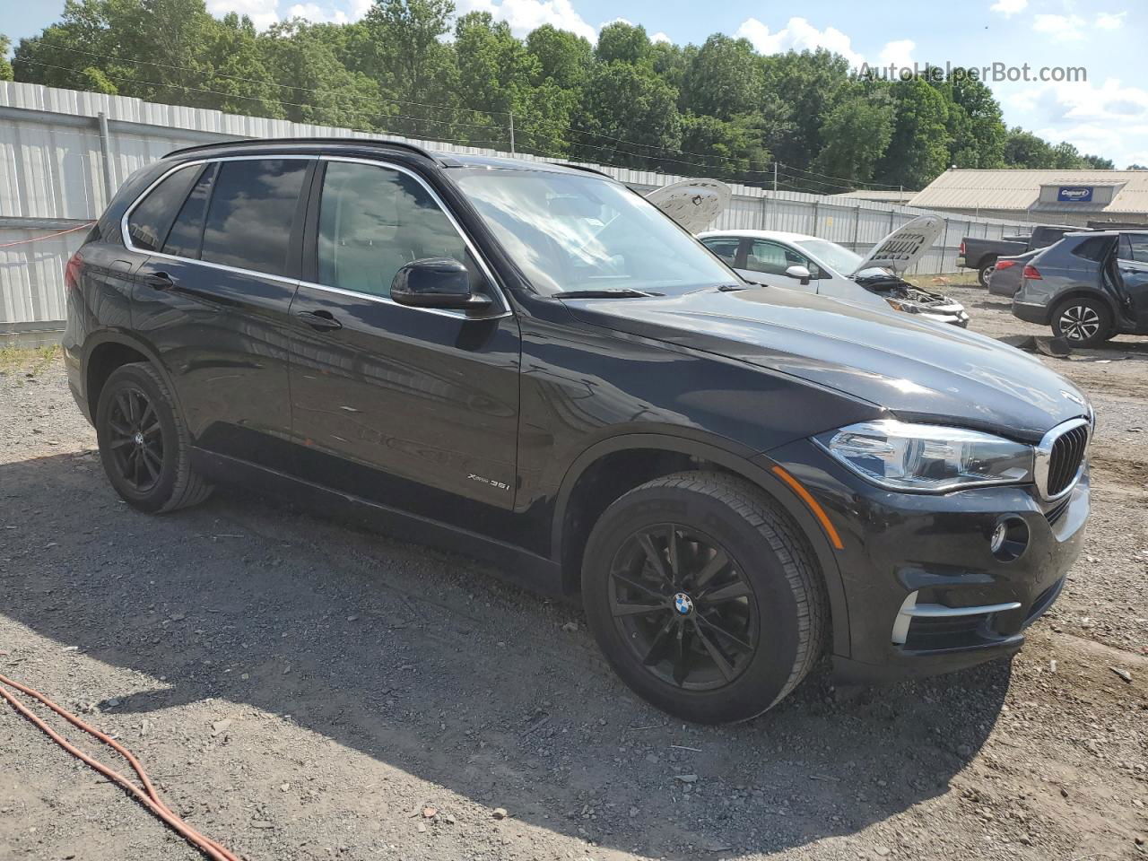 2015 Bmw X5 Xdrive35i Черный vin: 5UXKR0C50F0K64185