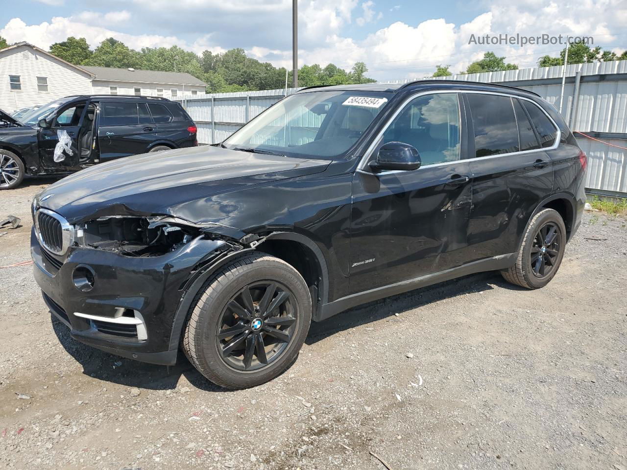 2015 Bmw X5 Xdrive35i Черный vin: 5UXKR0C50F0K64185