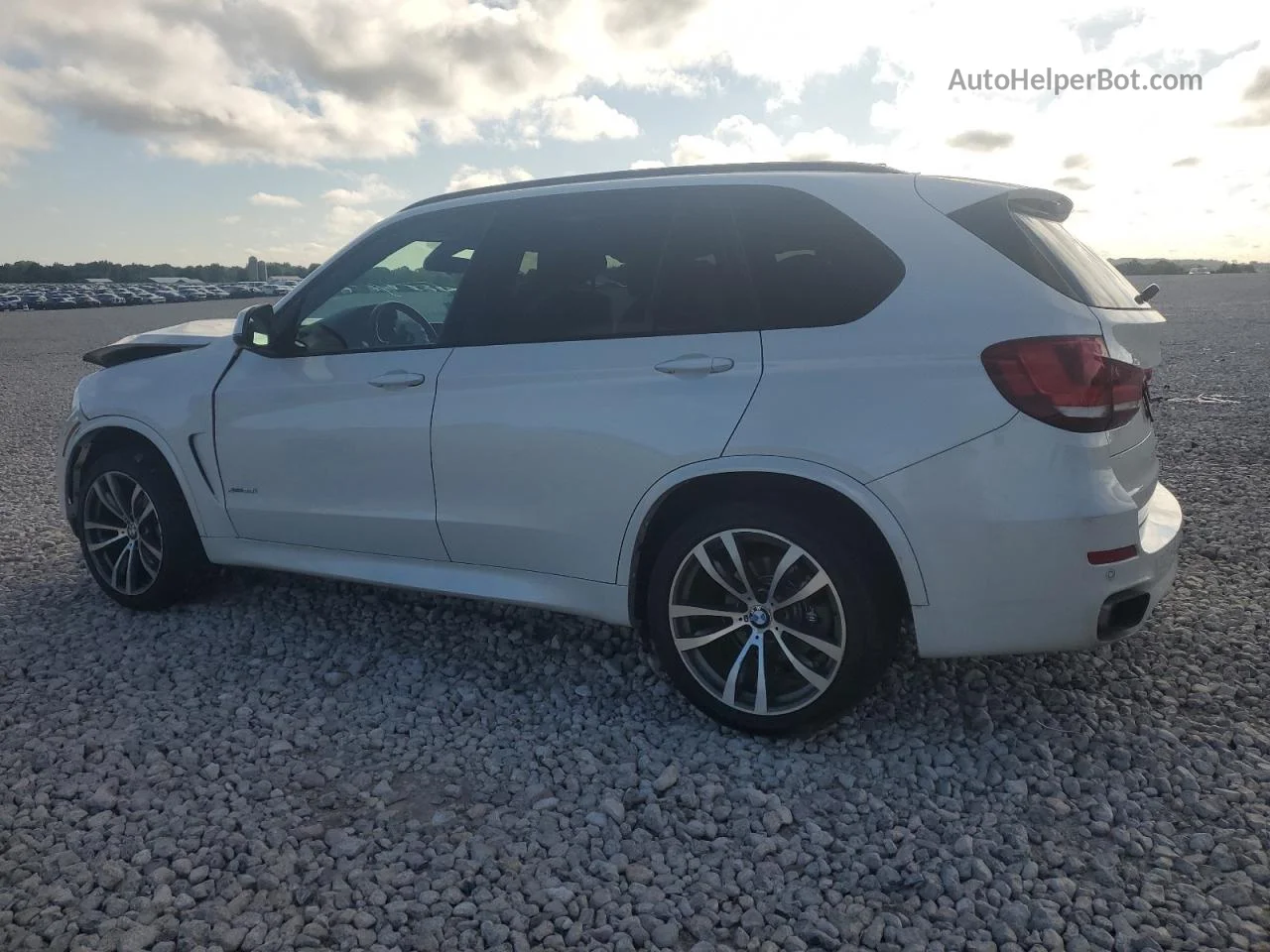 2015 Bmw X5 Xdrive35i White vin: 5UXKR0C50F0P01201