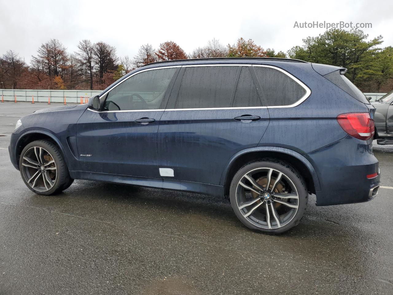 2015 Bmw X5 Xdrive35i Blue vin: 5UXKR0C50F0P01893