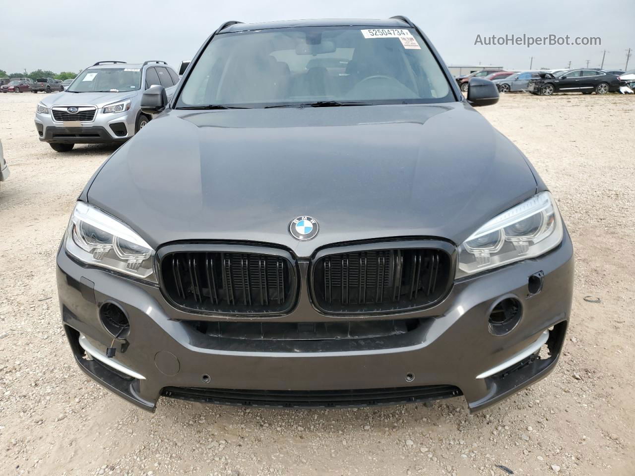 2015 Bmw X5 Xdrive35i Gray vin: 5UXKR0C50F0P02638