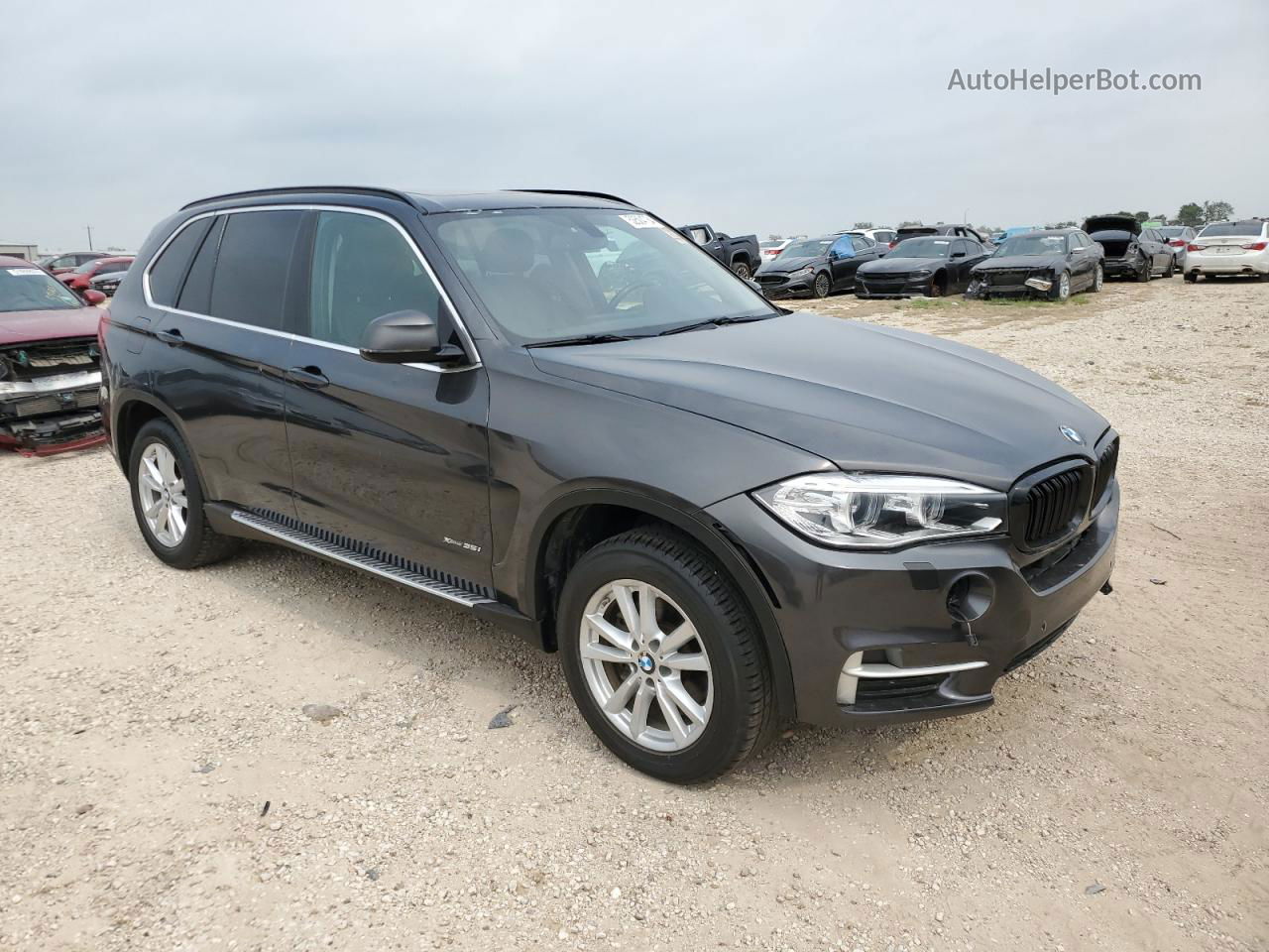 2015 Bmw X5 Xdrive35i Gray vin: 5UXKR0C50F0P02638