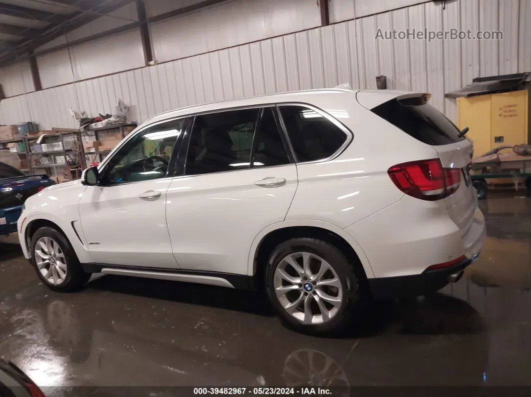 2015 Bmw X5 Xdrive35i White vin: 5UXKR0C50F0P06088