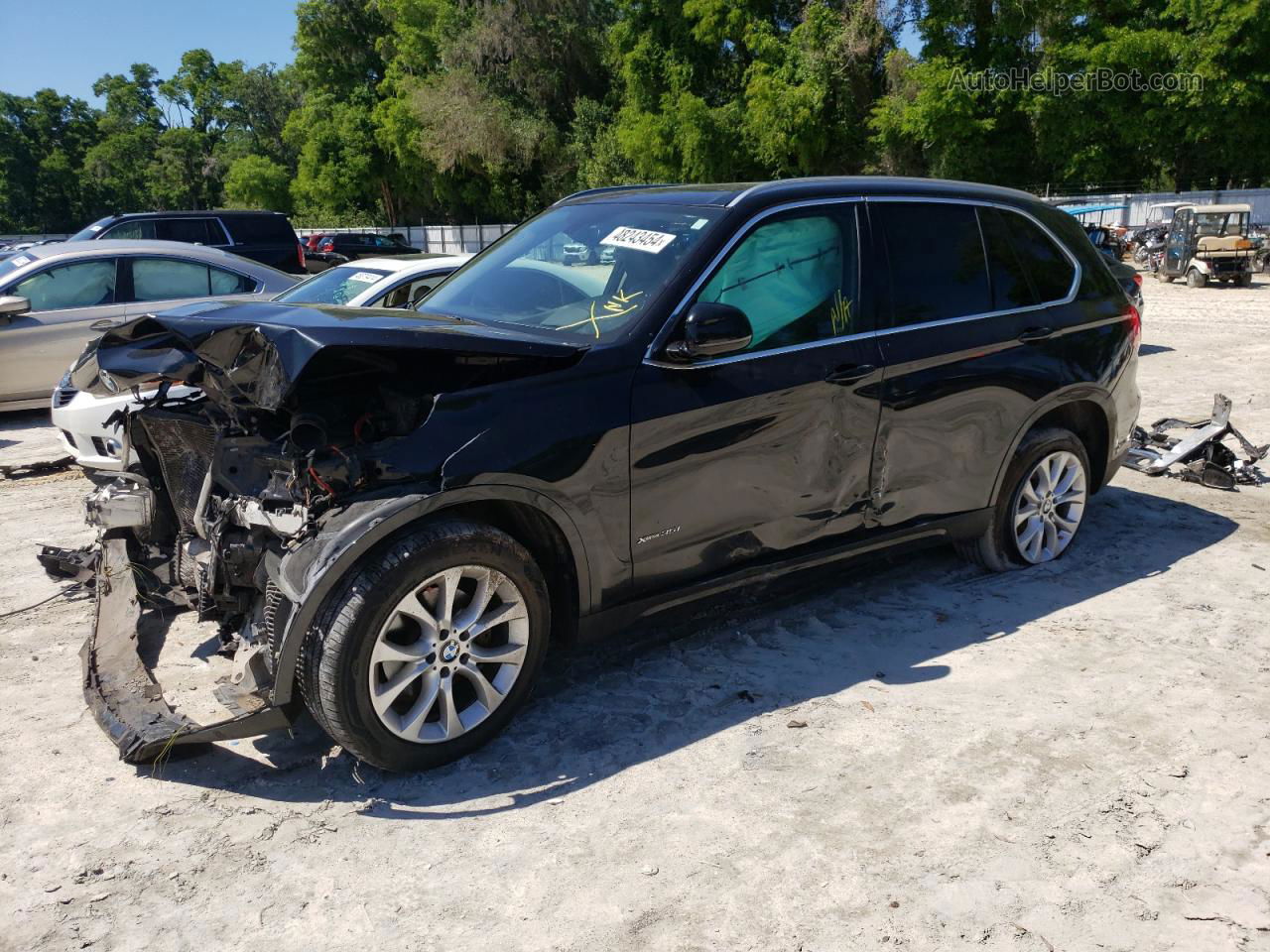 2015 Bmw X5 Xdrive35i Black vin: 5UXKR0C50F0P16359