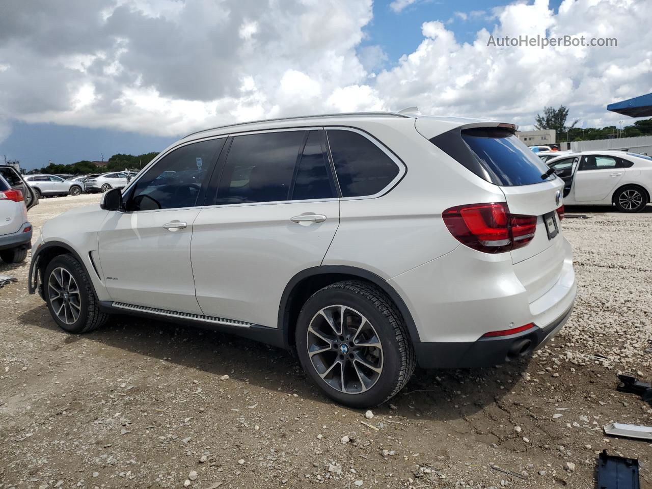 2015 Bmw X5 Xdrive35i White vin: 5UXKR0C50F0P18533