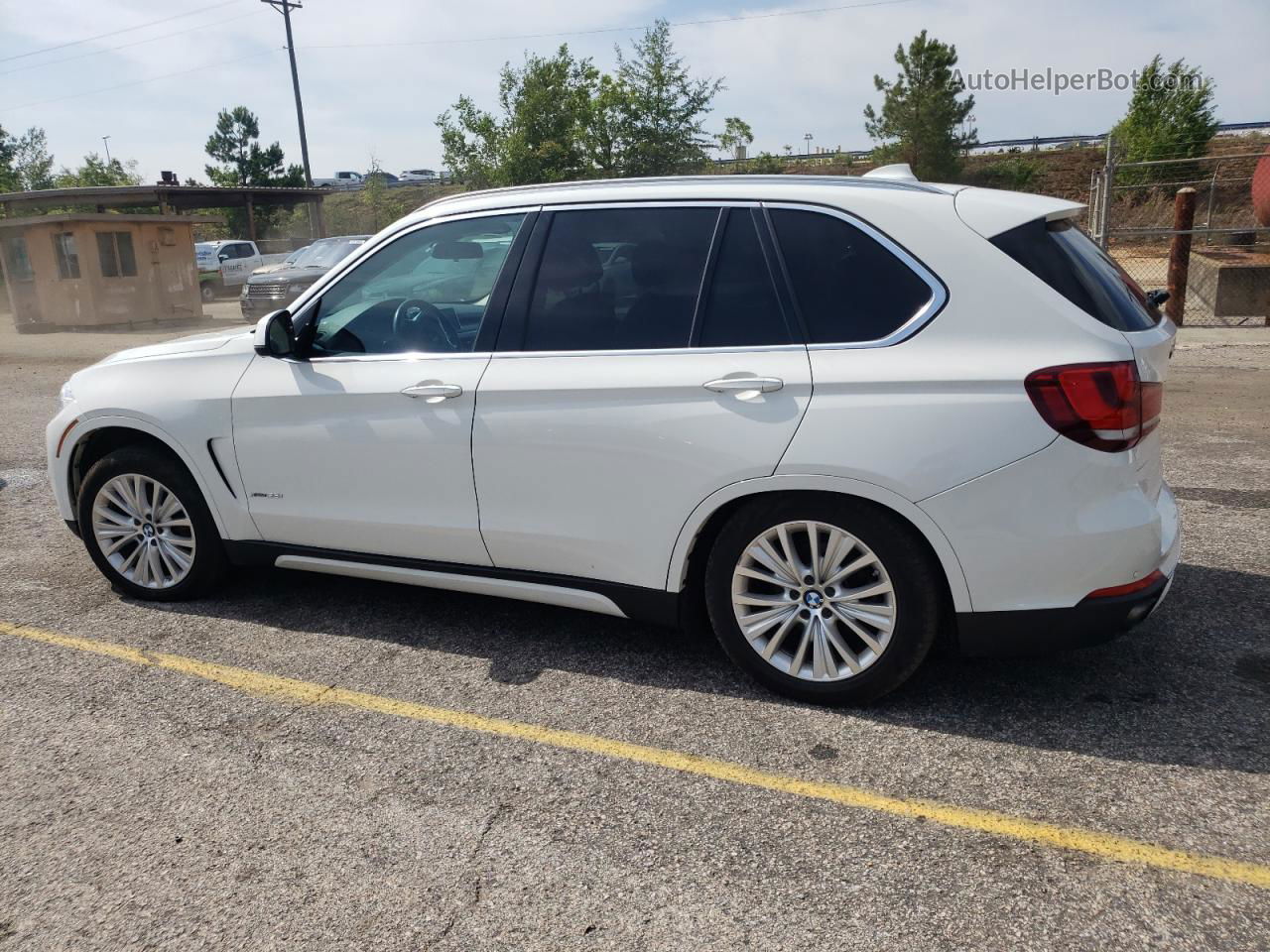 2016 Bmw X5 Xdrive35i White vin: 5UXKR0C50G0P23345