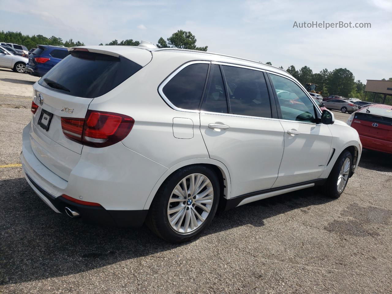 2016 Bmw X5 Xdrive35i White vin: 5UXKR0C50G0P23345