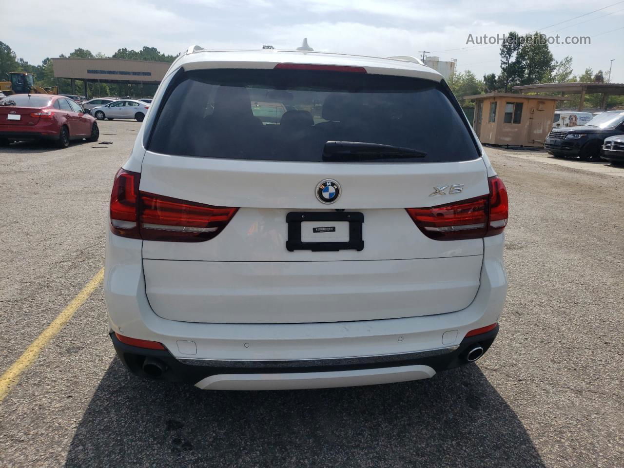 2016 Bmw X5 Xdrive35i White vin: 5UXKR0C50G0P23345