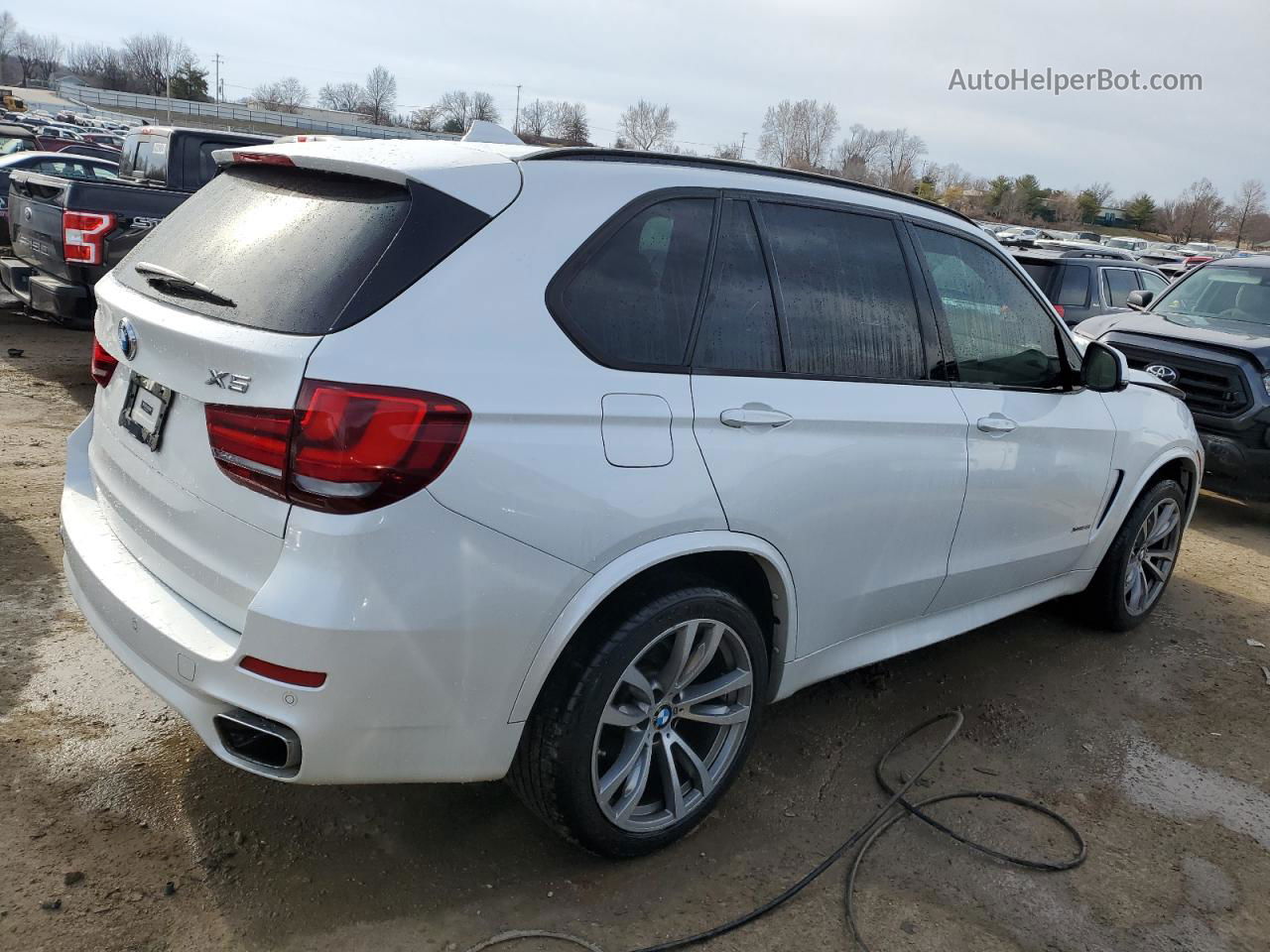 2016 Bmw X5 Xdrive35i White vin: 5UXKR0C50G0S90187