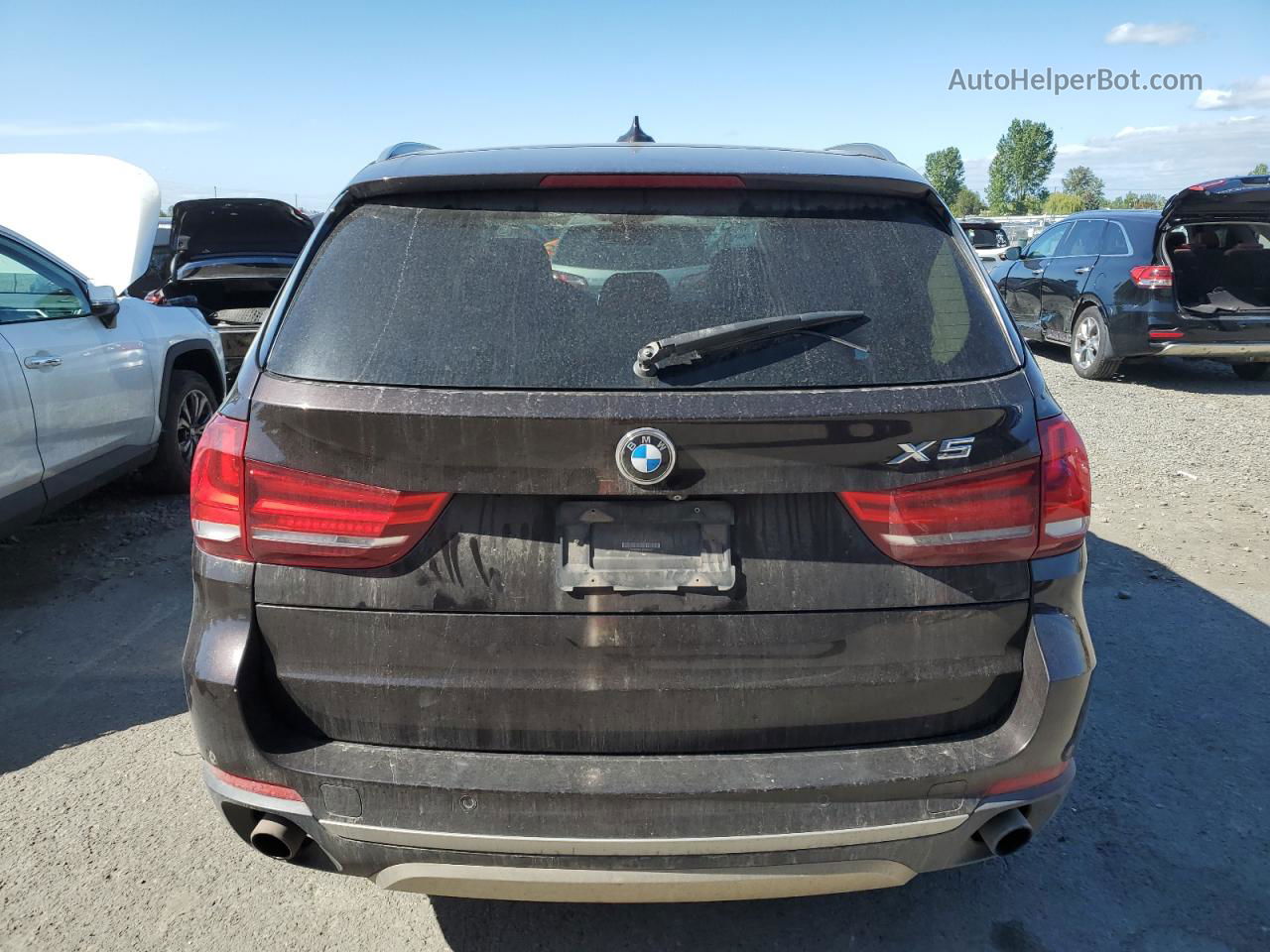 2014 Bmw X5 Xdrive35i Brown vin: 5UXKR0C51E0H18168