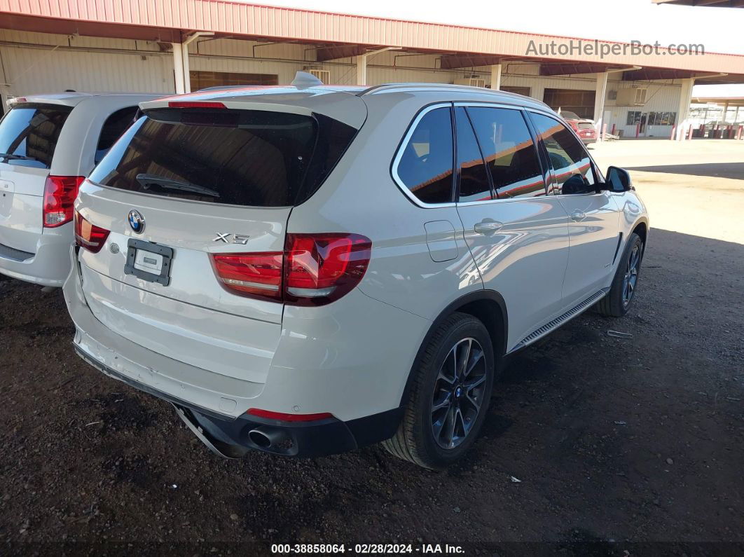 2014 Bmw X5 Xdrive35i White vin: 5UXKR0C51E0H19997