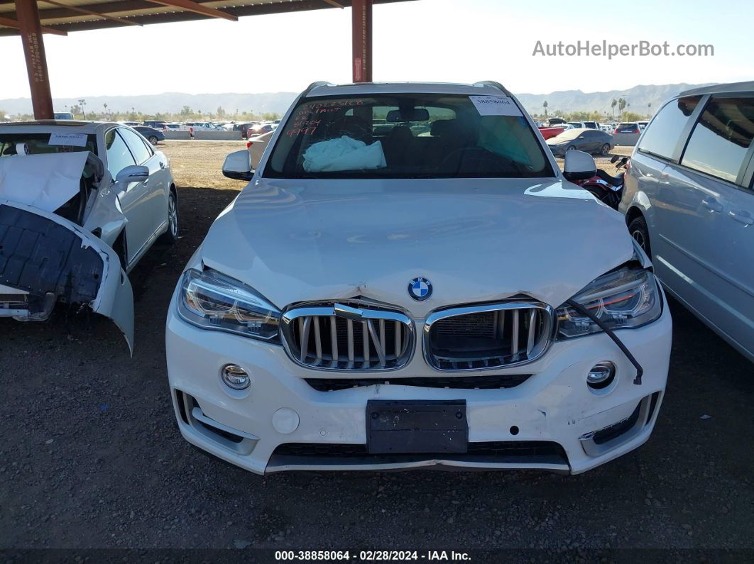 2014 Bmw X5 Xdrive35i White vin: 5UXKR0C51E0H19997