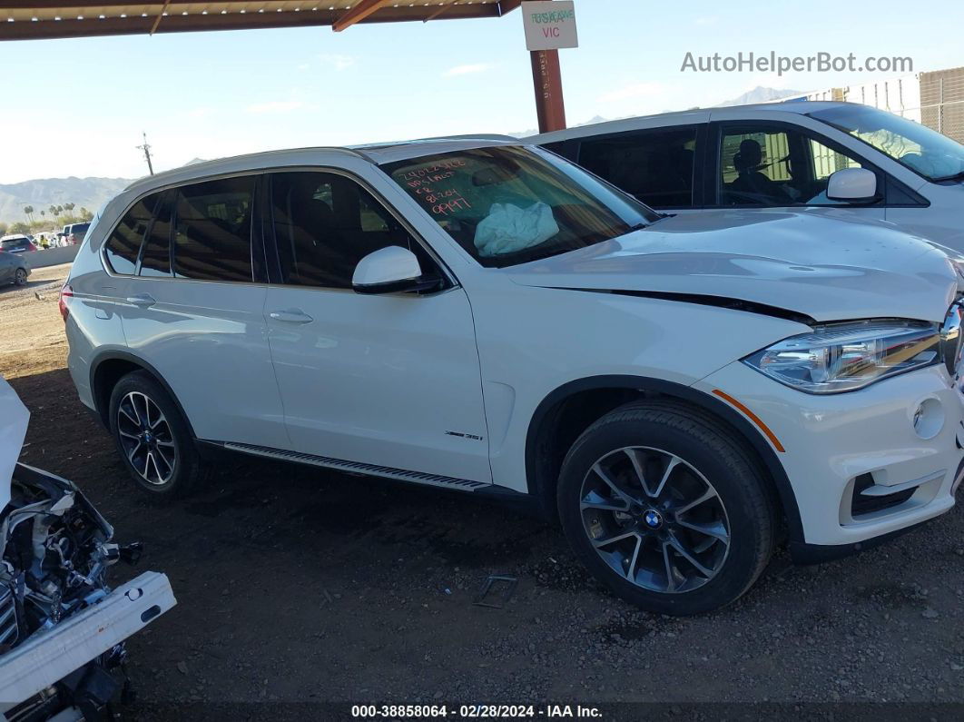 2014 Bmw X5 Xdrive35i White vin: 5UXKR0C51E0H19997