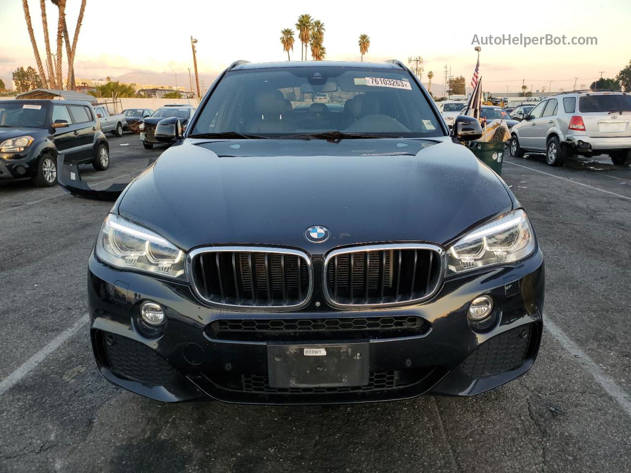 2014 Bmw X5 Xdrive35i Черный vin: 5UXKR0C51E0K42890