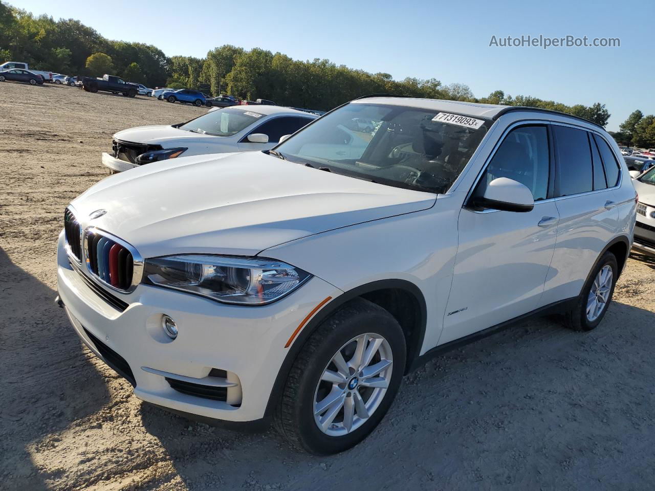 2014 Bmw X5 Xdrive35i Белый vin: 5UXKR0C51E0K43294