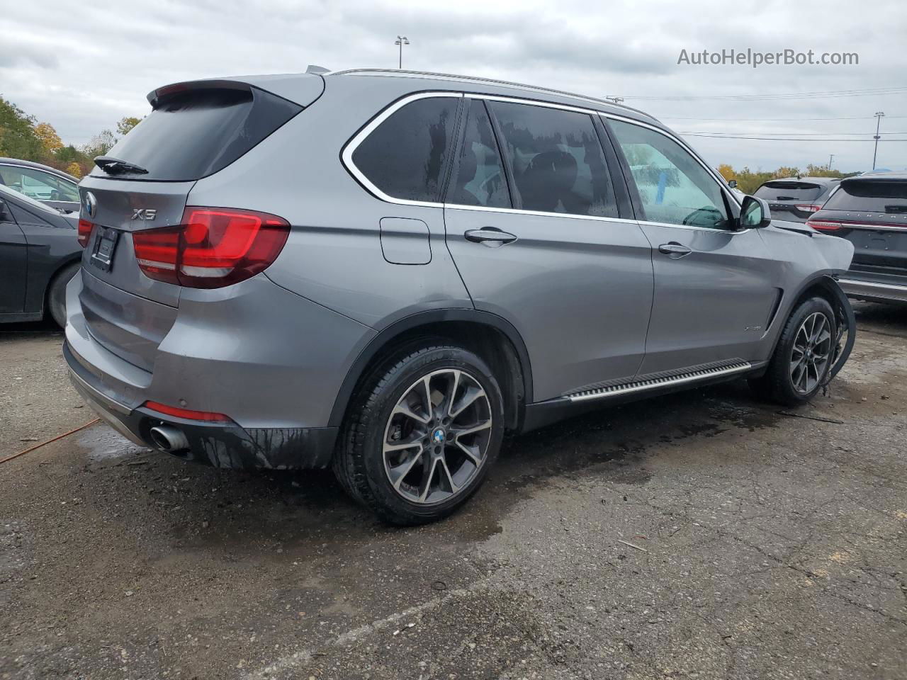 2014 Bmw X5 Xdrive35i Gray vin: 5UXKR0C51E0K45112