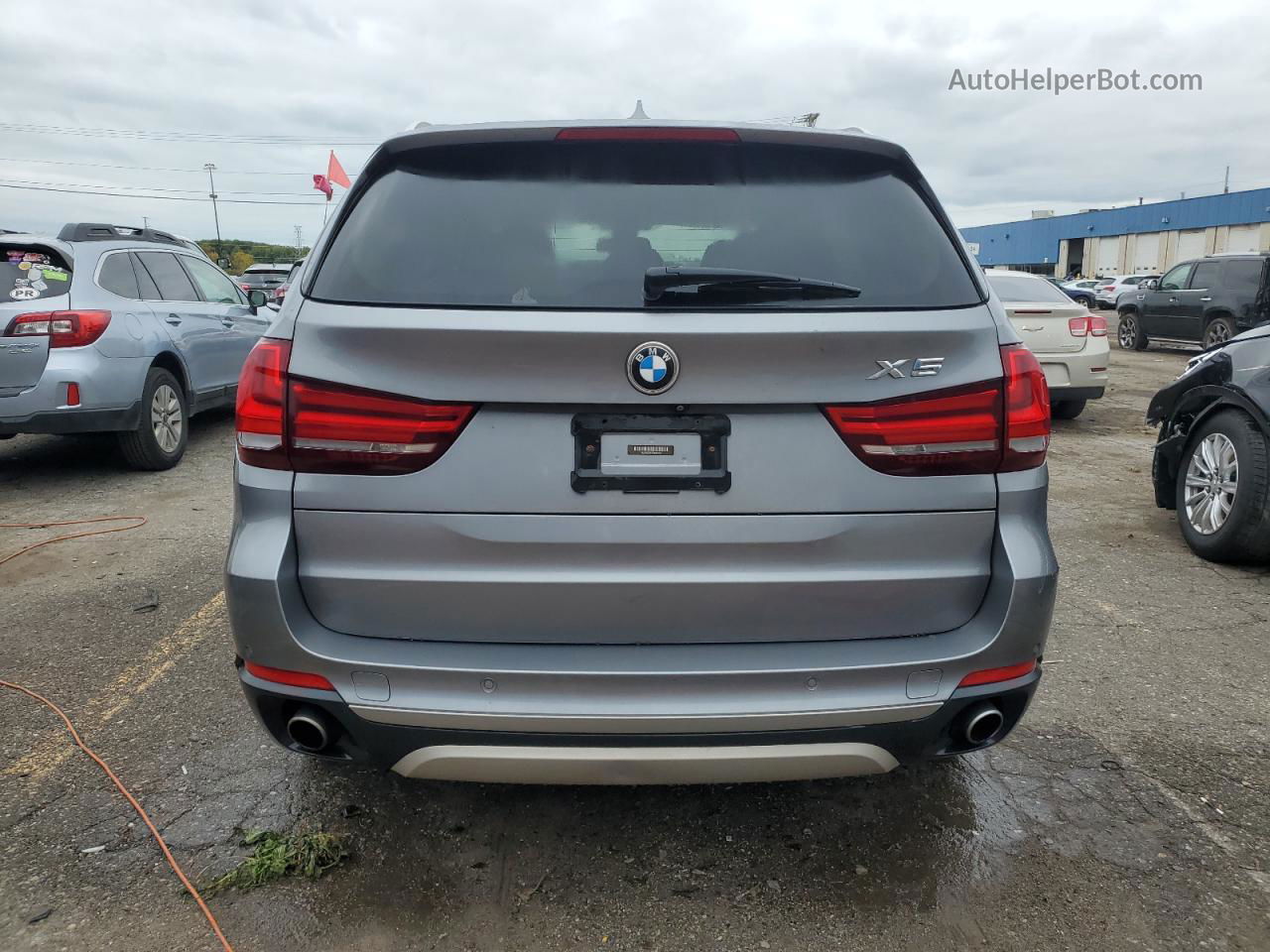 2014 Bmw X5 Xdrive35i Gray vin: 5UXKR0C51E0K45112