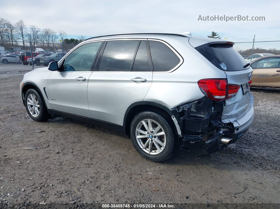 2014 Bmw X5 Xdrive35i Silver vin: 5UXKR0C51E0K45756