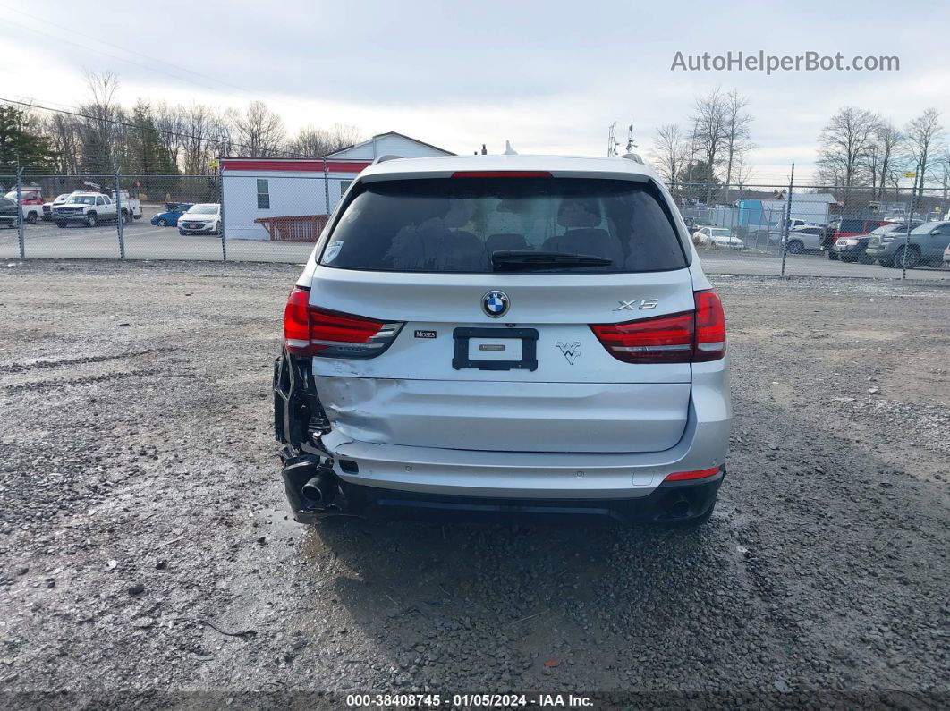 2014 Bmw X5 Xdrive35i Silver vin: 5UXKR0C51E0K45756