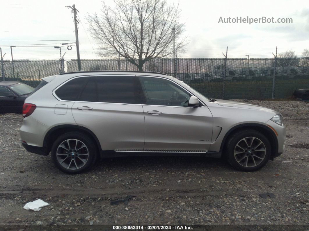 2014 Bmw X5 Xdrive35i Silver vin: 5UXKR0C51E0K48270