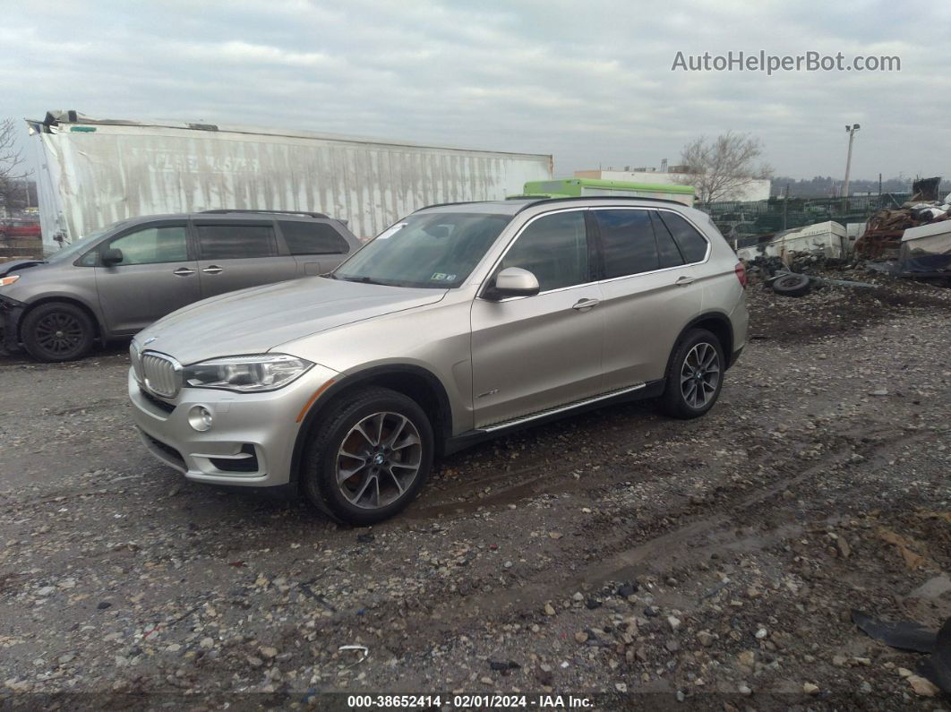 2014 Bmw X5 Xdrive35i Silver vin: 5UXKR0C51E0K48270