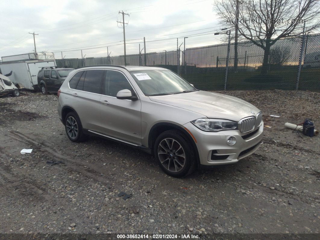 2014 Bmw X5 Xdrive35i Silver vin: 5UXKR0C51E0K48270