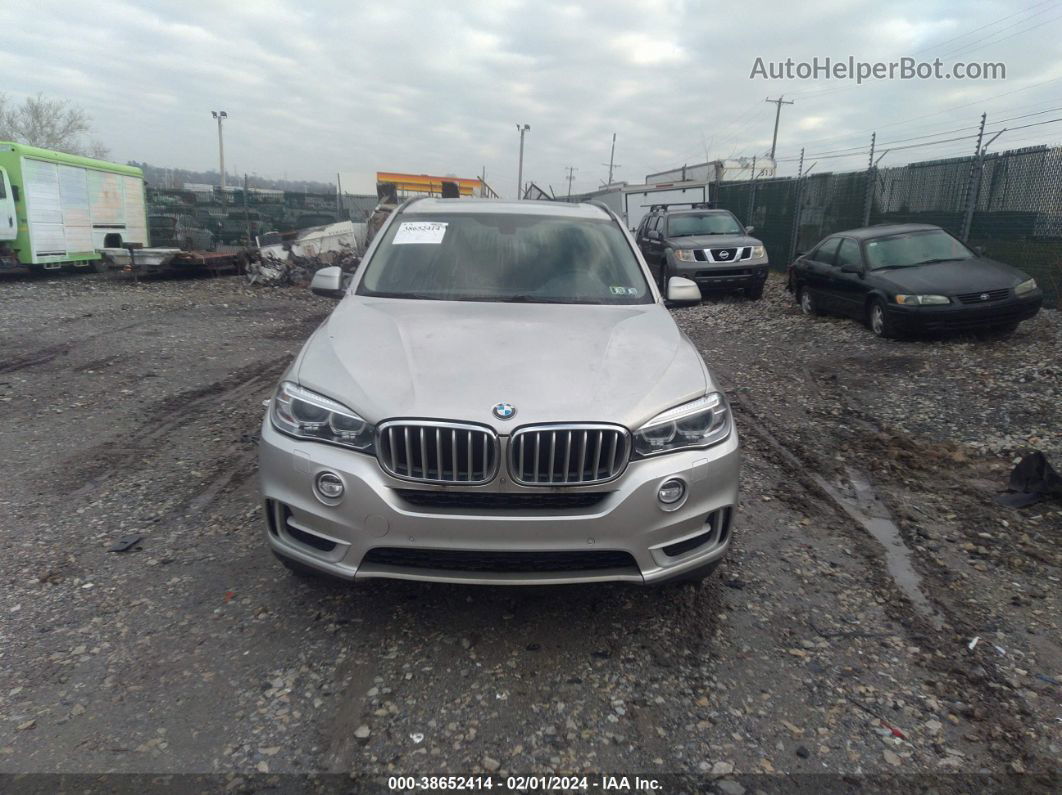 2014 Bmw X5 Xdrive35i Silver vin: 5UXKR0C51E0K48270