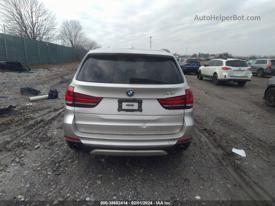 2014 Bmw X5 Xdrive35i Silver vin: 5UXKR0C51E0K48270