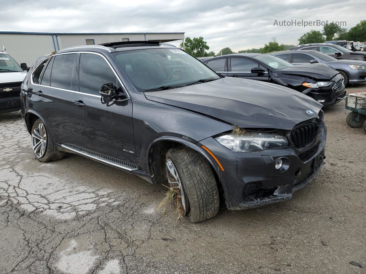 2015 Bmw X5 Xdrive35i Черный vin: 5UXKR0C51F0K52756