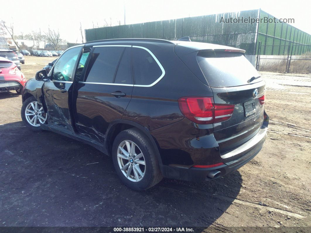 2015 Bmw X5 Xdrive35i Black vin: 5UXKR0C51F0K58833