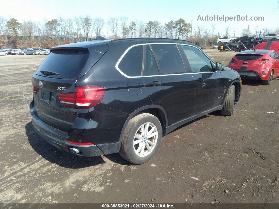 2015 Bmw X5 Xdrive35i Black vin: 5UXKR0C51F0K58833